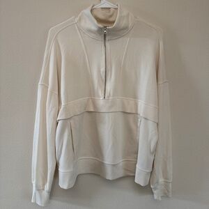 Danskin Cream 3/4 Zip